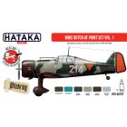 Hataka WW2 Dutch AF paint set vol. 1