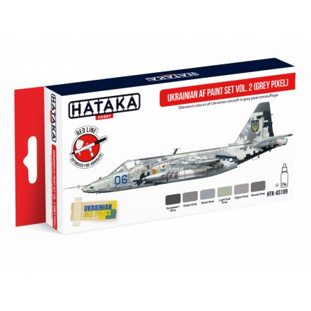 Hataka Ukrainian AF paint set vol. 2 (Grey Pixel)
