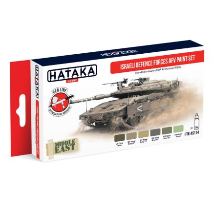 Hataka Israeli Defence Forces AFV Paint Set