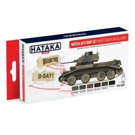 Hataka British AFV paint set (WW2 European colours)