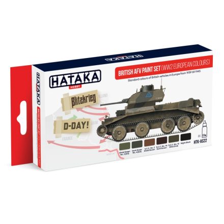 Hataka British AFV paint set (WW2 European colours)