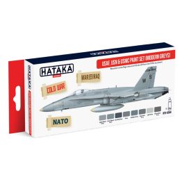 Hataka USAF, USN & USMC paint set (modern greys)