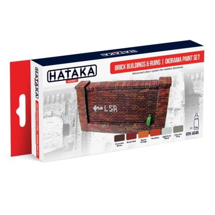Hataka Brick buildings & ruins | diorama paint set