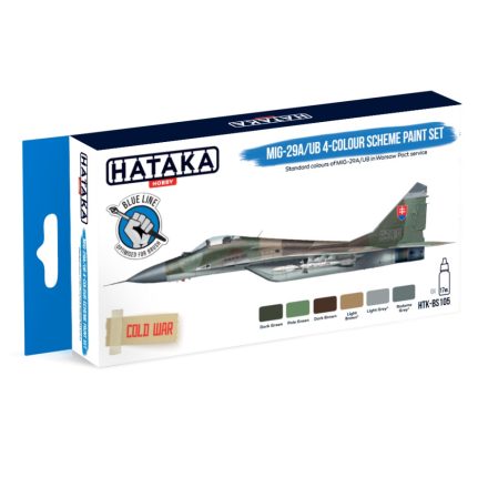 Hataka MIG-29A/UB 4-colour scheme Paint Set