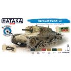 Hataka WW2 Italian AFV Paint Set