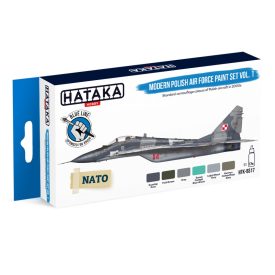 Hataka Modern Polish Air Force paint set vol. 1