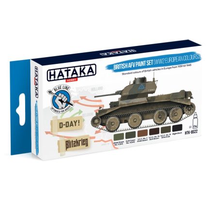 Hataka British AFV paint set (WW2 European colours)