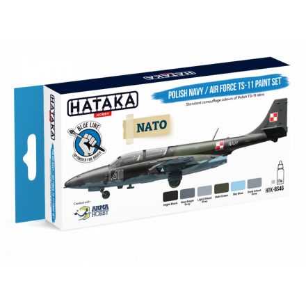 Hataka BLUE LINE – Polish Navy / Air Force TS-11 paint set