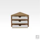 HZ fiókos sarokelem