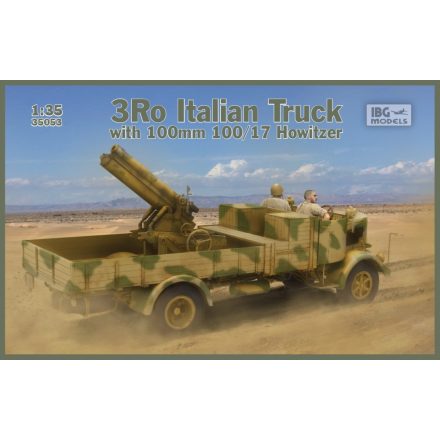 IBG 3Ro Italian Truck with 100/17 100mm Howitzer makett