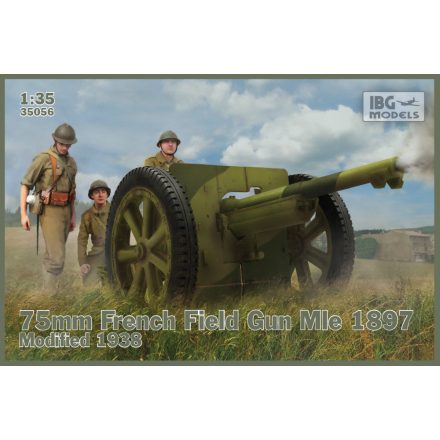 IBG 75mm French Field Gun Mle 1897-Modified 1938 makett