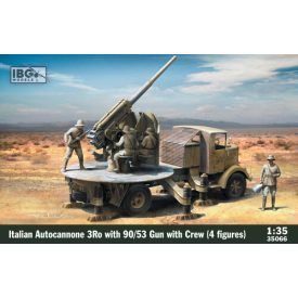   IBG Italian Autocannone 3Ro with 90/53 Gun and Crew (4 figures) makett