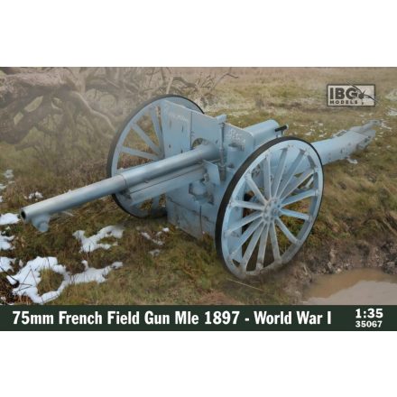 IBG 75mm French Field Gun Mle 1897 - World War I makett