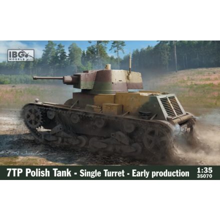 IBG 7TP Polish Tank Single Turret - Early Production makett