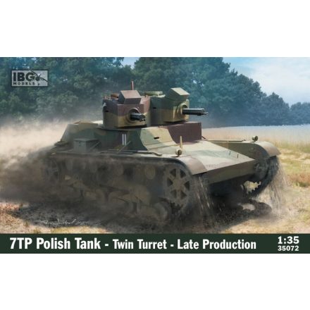 IBG 7TP Polish Tank - Twin Turret - Late Production makett