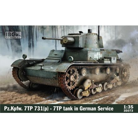 IBG Pz.Kpfw. 7TP 731(p) - 7TP tank in German Service makett