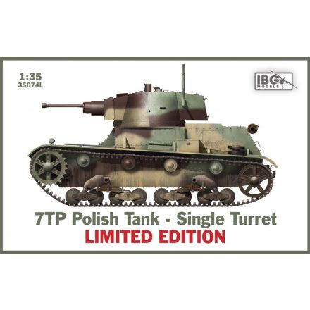 IBG 7TP Polish Tank - Single Turret LIMITED EDITION makett