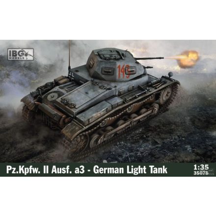 IBG Pz.Kpfw. II Ausf. a3 - German Light Tank makett