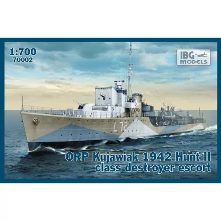 IBG ORP Kujawiak 1942 Hunt II class destroyer escort makett