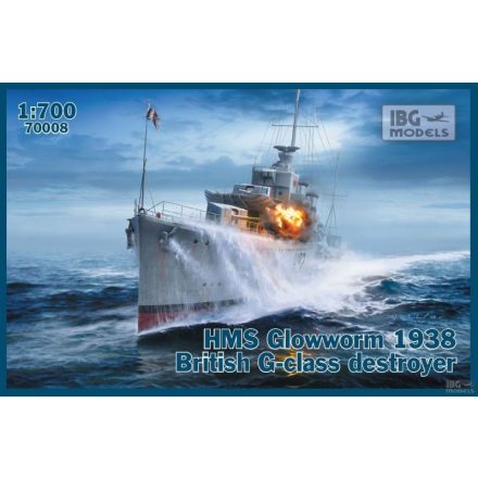 IBG HMS Glowworm 1938 British G-class Destroyer makett
