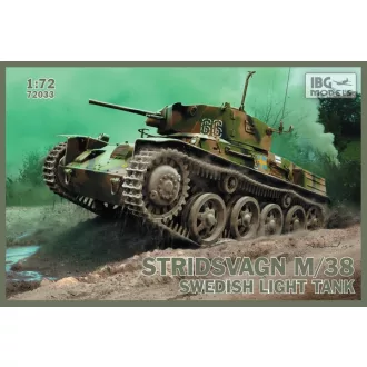   IBG Models Stridsvagn M/38 Swedish Light Tank - harckocsi makett