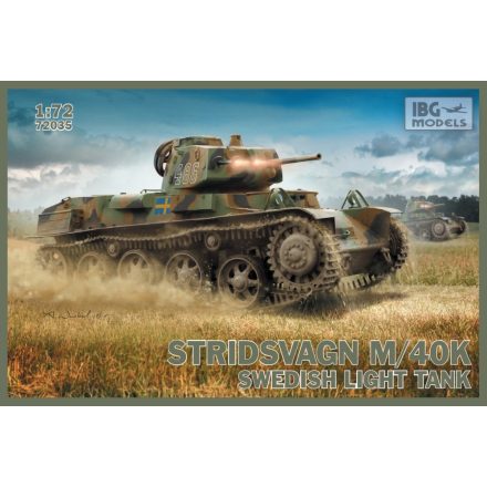 IBG Stridsvagn M/40 K Swedish light tank makett