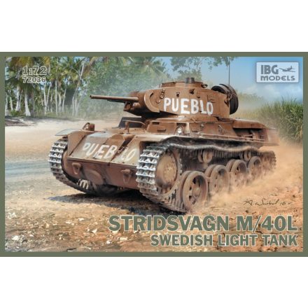 IBG Stridsvagn M/40 L Swedish light tank makett