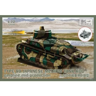   IBG Models Type 89 Japanese medium tank kou gasoline mid-production - harckocsi makett