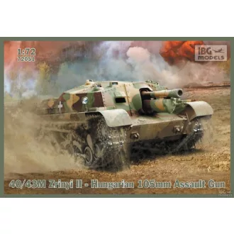   IBG Models 40/43M Zrinyi II - Hungarian 105mm Assault Gun - önjáró löveg makett