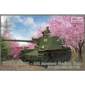   IBG Models Type 3 Chi-Nu - Kai Japanese Medium Tank - harckocsi makett