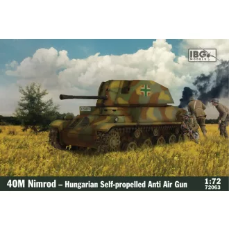   IBG Models 40M Nimrod - Hungarian Self-propelled Anti Air Gun - katonai jármű makett