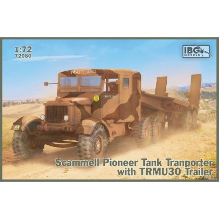 IBG Scammell Pioneer Tank Transporter with TRMU30 Trailer makett