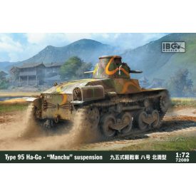   IBG Type 95 Ha-Go - Japanese Light Tank - "Manchu" suspension makett