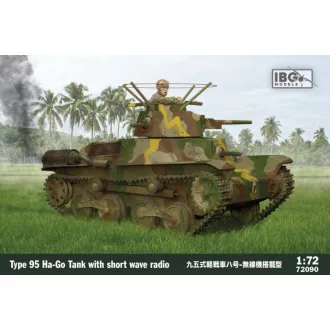   IBG Models Type 95 Ha-Go Japanse Tank With Short Wave Radio - harckocsi makett