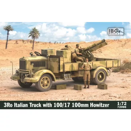 IBG 3Ro Italian Truck with 100/17 100mm Howitzer makett