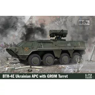   IBG Models BTR-4 E Ukrainian APC with GROM Turret - páncélozott jármű makett