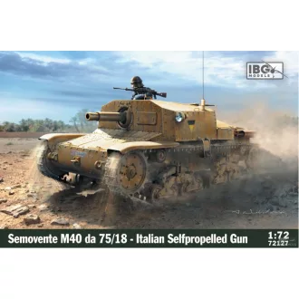   IBG Models Semovente M40 da 75/18 - Italian SPG - önjáró löveg makett