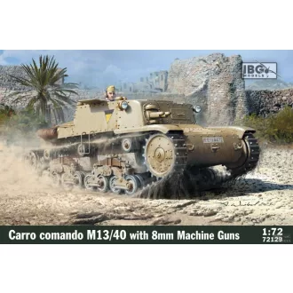   IBG Models Carro Comando M13/40 with 8 mm Machine Guns - harckocsi makett