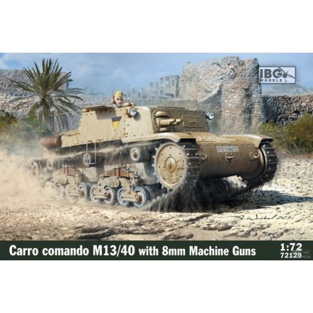 IBG Carro Comando M13/40 with 8 mm Machine Guns makett