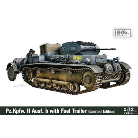 IBG Pz.Kpfw. II Ausf. b with Fuel Trailer (Limited Edition) makett