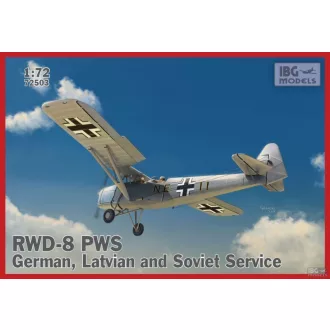   IBG Models RWD-8 PWS German, Latvian and Soviet Service - katonai repülő makett