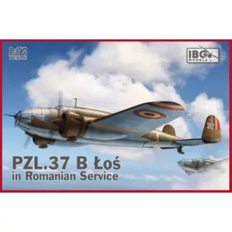   IBG Models PZL.37 B Łoś in Romanian Service - katonai repülő makett