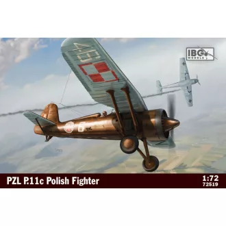  IBG Models PZL P.11c Polish Fighter - katonai repülő makett