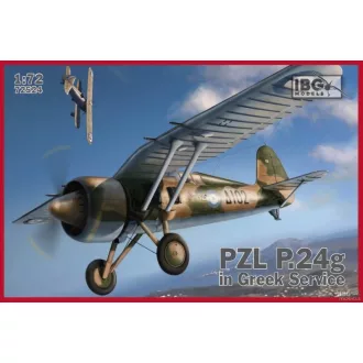   IBG Models PZL P.24g in Greek Service - katonai repülő makett