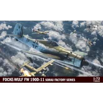   IBG Models Focke-Wulf Fw 190D-11 - Sorau Factory Series - katonai repülő makett