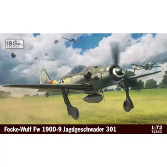   IBG Models Focke-Wulf Fw-190 D-9 - Jagdgeschwadere 301 - katonai repülő makett