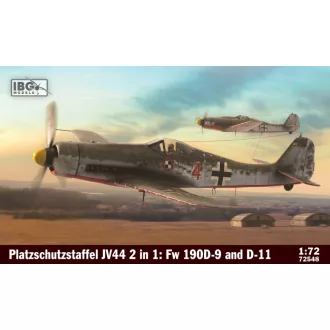   IBG Models Platzschutzstaffel JV44 2 in 1: Fw 190D-9 and D-11 - katonai repülő makett