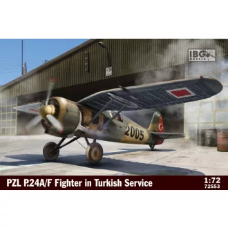   IBG Models PZL P.24A/F Fighter In Turkish Service - katonai repülő makett