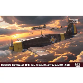  IBG Models Romanian Barbarossa 1941 Vol. 2: IAR.80 Early & IAR.80A (2 In 1) - katonai repülő makett