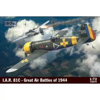   IBG Models IAR-81 C with Mauser cannons (Great Air Battles of 1944) - katonai repülő makett